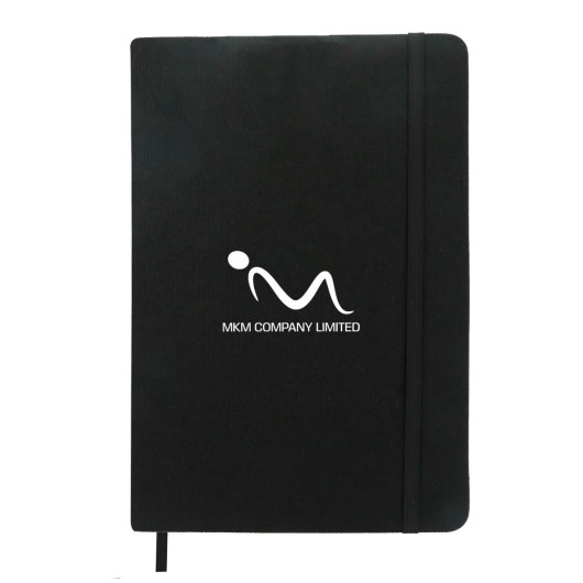 Sustainable RPET Notebooks Black Branded